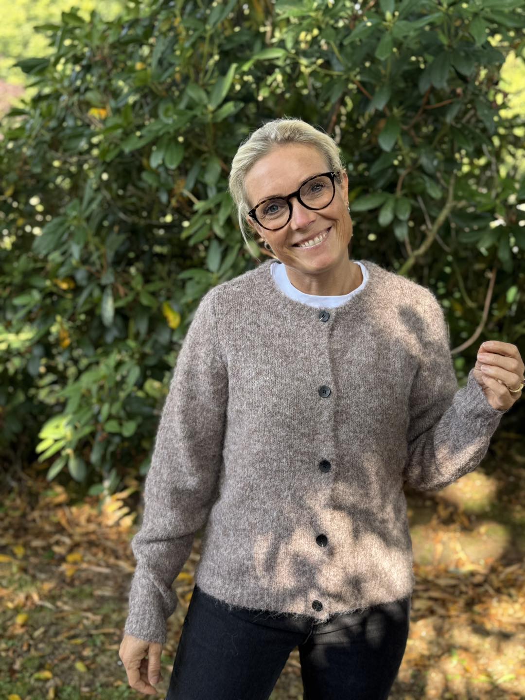 VMNOVAH Knit Cardigan - Brown Lentil